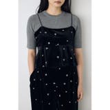 ベロア刺繍キャミソール | AZUL BY MOUSSY | 詳細画像3