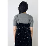 ベロア刺繍キャミソール | AZUL BY MOUSSY | 詳細画像6