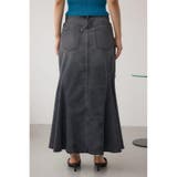 AZUL DENIM ダメージマーメイドスカート | AZUL BY MOUSSY | 詳細画像7
