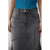 AZUL DENIM ダメージマーメイドスカート | AZUL BY MOUSSY | 詳細画像8