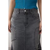 AZUL DENIM ダメージマーメイドスカート | AZUL BY MOUSSY | 詳細画像8