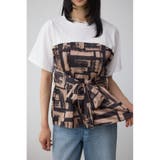 BRN | スカーフドッキングトップス | AZUL BY MOUSSY