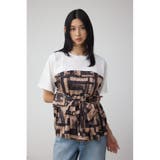 スカーフドッキングトップス | AZUL BY MOUSSY | 詳細画像15 