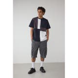 パネルスウィッチングTシャツ | AZUL BY MOUSSY | 詳細画像15 