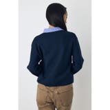 ポロカラーフハクドッキングニット | AZUL BY MOUSSY | 詳細画像13 