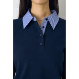 ポロカラーフハクドッキングニット | AZUL BY MOUSSY | 詳細画像15 