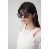 BLK | メタルブリッジウェリントンアイウェア | AZUL BY MOUSSY