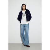 クルーネックツイードライクニットジャケット | AZUL BY MOUSSY | 詳細画像28 
