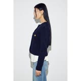 クルーネックツイードライクニットジャケット | AZUL BY MOUSSY | 詳細画像30 