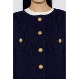 クルーネックツイードライクニットジャケット | AZUL BY MOUSSY | 詳細画像33 