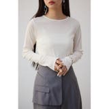 IVOY3 | バックスリットシアーロングトップス | AZUL BY MOUSSY