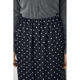 ドット裾レースサテンナロースカート | AZUL BY MOUSSY | 詳細画像15