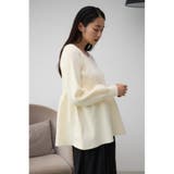 ペプラムニットトップス | AZUL BY MOUSSY | 詳細画像2