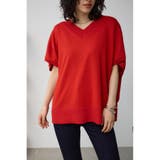 RED | ワイドルーズニット | AZUL BY MOUSSY