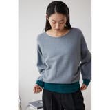 バイカラードルマンニットプルオーバー | AZUL BY MOUSSY | 詳細画像24
