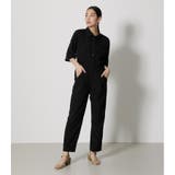 HALF SLEEVE JUMP SUITS | AZUL BY MOUSSY | 詳細画像1 
