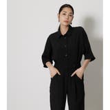 HALF SLEEVE JUMP SUITS | AZUL BY MOUSSY | 詳細画像2 