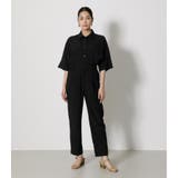 HALF SLEEVE JUMP SUITS | AZUL BY MOUSSY | 詳細画像5 