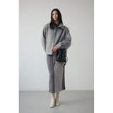 バイカラーIラインニットスカート | AZUL BY MOUSSY | 詳細画像13