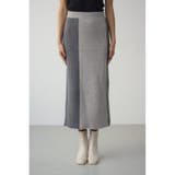 バイカラーIラインニットスカート | AZUL BY MOUSSY | 詳細画像15 