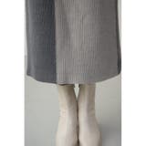 バイカラーIラインニットスカート | AZUL BY MOUSSY | 詳細画像20