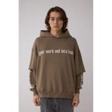 フェイクレイヤードスウェットフーディー | AZUL BY MOUSSY | 詳細画像5 