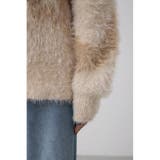 ニュアンスカウ柄Vネックニットトップス | AZUL BY MOUSSY | 詳細画像21 