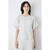 L/GRY1 | ドロストスリーブデザインブラウス | AZUL BY MOUSSY