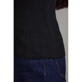 アシンメトリーボタン5分袖ニット | AZUL BY MOUSSY | 詳細画像10