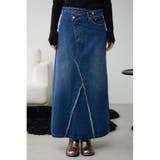 AZUL DENIM クロスウエストデニムスカート | AZUL BY MOUSSY | 詳細画像16 