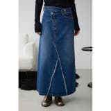 AZUL DENIM クロスウエストデニムスカート | AZUL BY MOUSSY | 詳細画像13 
