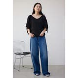 2WAYショルダーレースアップニットトップス | AZUL BY MOUSSY | 詳細画像16