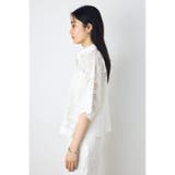 レースハーフスリーブシャツ | AZUL BY MOUSSY | 詳細画像3 