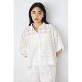 O/WHT1 | レースハーフスリーブシャツ | AZUL BY MOUSSY