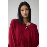 ペプラムデザインニットトップス | AZUL BY MOUSSY | 詳細画像22 