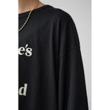 フロッキーロゴプリントロングTシャツ | AZUL BY MOUSSY | 詳細画像18 