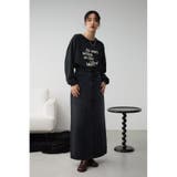 フロッキーロゴプリントロングTシャツ | AZUL BY MOUSSY | 詳細画像13 