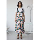 幾何学柄フレアワンピース | AZUL BY MOUSSY | 詳細画像15 