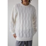 WHT | ダイアゴナルニット | AZUL BY MOUSSY