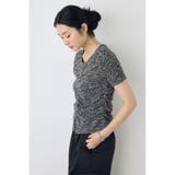 カットツイードフロントギャザートップス | AZUL BY MOUSSY | 詳細画像13