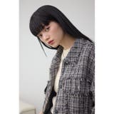 ツイードフリンジジャケット | AZUL BY MOUSSY | 詳細画像14
