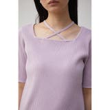 STRING DESIGN KNIT TOPS | AZUL BY MOUSSY | 詳細画像18