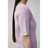STRING DESIGN KNIT TOPS | AZUL BY MOUSSY | 詳細画像19