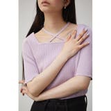 STRING DESIGN KNIT TOPS | AZUL BY MOUSSY | 詳細画像11