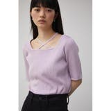 STRING DESIGN KNIT TOPS | AZUL BY MOUSSY | 詳細画像13