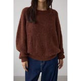 BRN | ラメシャギーニットトップス | AZUL BY MOUSSY