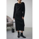 BLK | レイヤードセットニットワンピース | AZUL BY MOUSSY