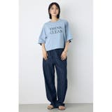 ライトオンスデニムイージーパンツ | AZUL BY MOUSSY | 詳細画像32