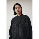 OUTLINE STITCH SHIRT | AZUL BY MOUSSY | 詳細画像1