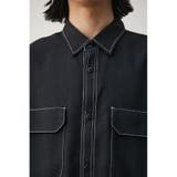 OUTLINE STITCH SHIRT | AZUL BY MOUSSY | 詳細画像7
